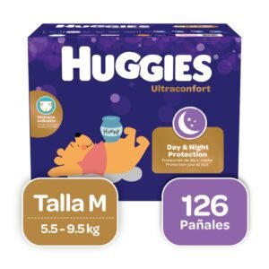 Huggies UltraConfort Pañales Talla M / 2 / 126 Unidades