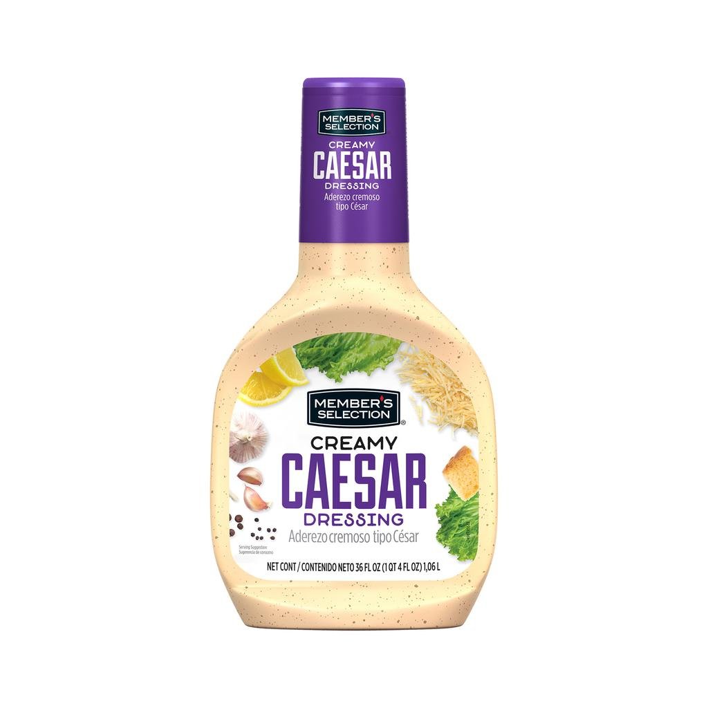 Member's Selection Aderezo Cremoso Tipo Caesar Para Ensaladas y Vegetales 1.06 L / 36 oz