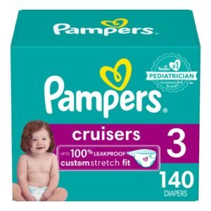 Pampers Pañales Cruisers Talla 3 / 140 Unidades