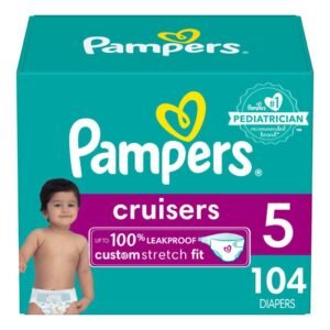 Pampers Pañales Cruisers Talla 5 / 104 Unidades