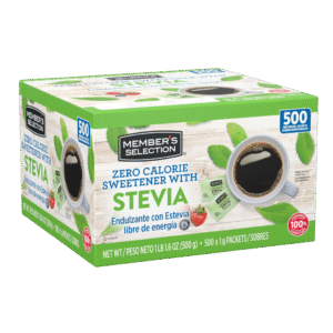 Member's Selection Endulzante con Stevia 500 Unidades / 1 g