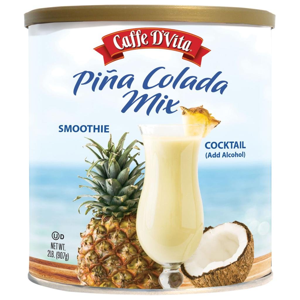 Caffe D'Vita Mezcla en Polvo para Preparar Piña Colada 907 g / 32 oz