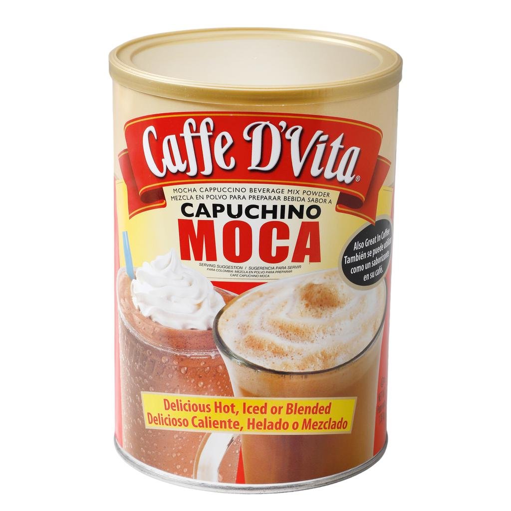 Caffe D'Vita Mezcla para Preparar Cappuccino Moca 1.36 kg / 3 lb