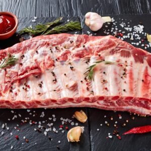 Costilla Spare Rib Entera Congelada Empacada al Vacío
