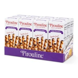 Pirouline Barquillos Rellenos de Crema de Chocolate Negro 12 Unidades / 92 g / 3.25 oz