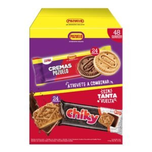 Pozuelo Galletas Cremas + Chiky 48 Unidades / 35.75 g / 1.26 oz