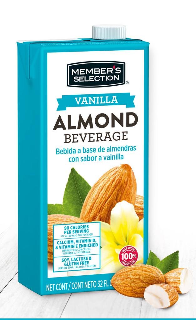 Member's Selection Bebida de Almendras Sabor Vainilla / 946 mL / 32 oz