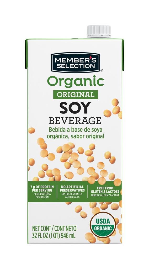 Member's Selection Bebida de Soya / 946 mL / 32 oz