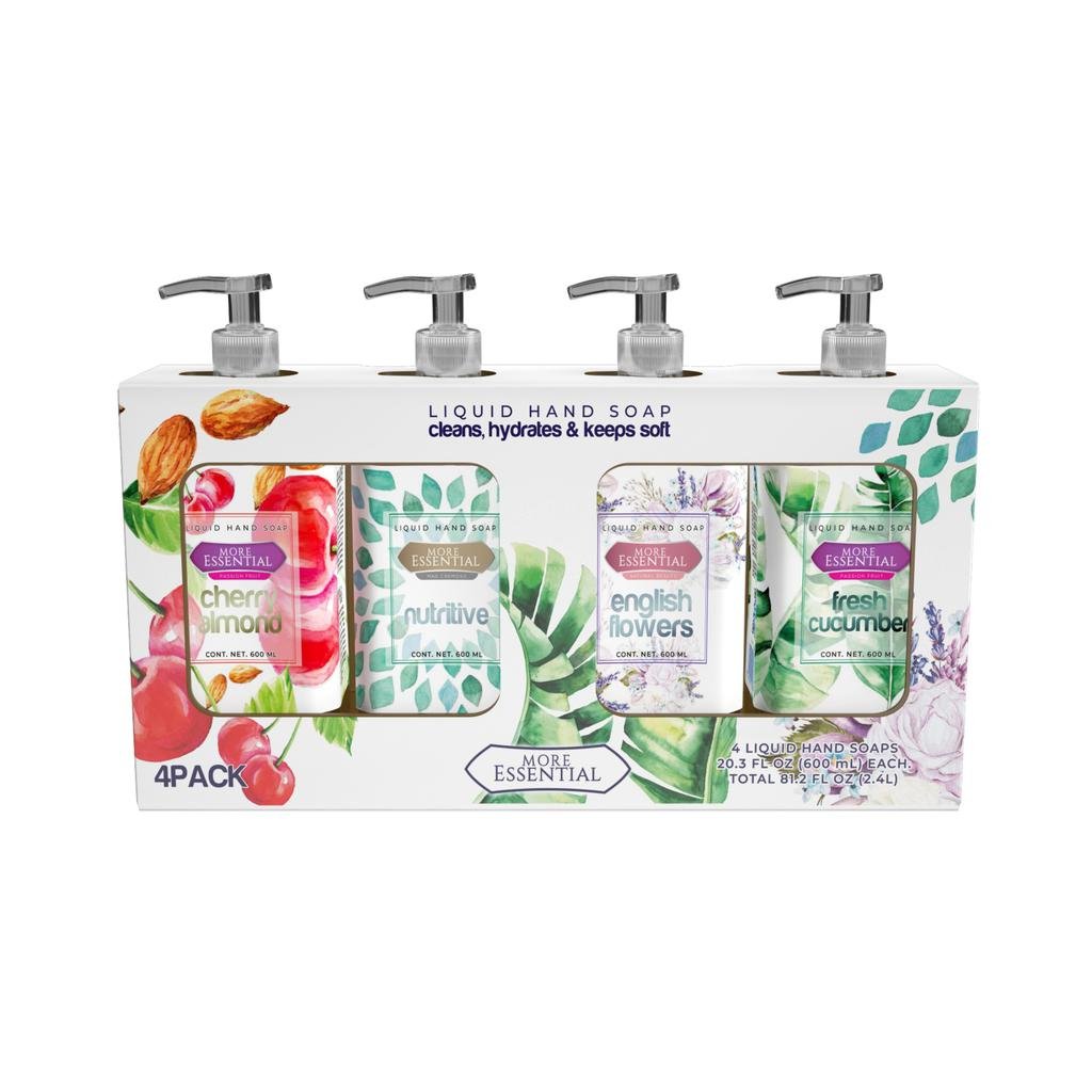 More Essential Jabón de Manos 4 Unidades / 600 mL / 20.3 oz