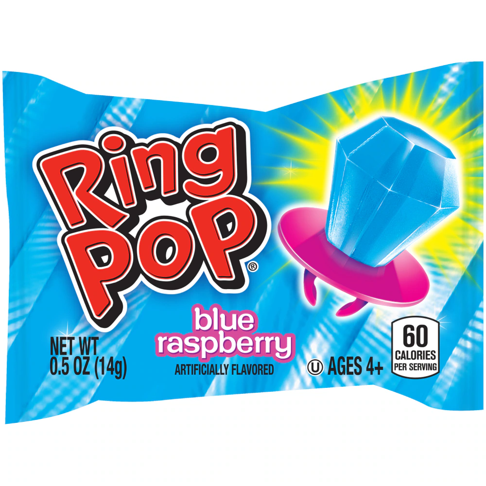 Ring Pop Anillos de Caramelo Surtido / 14 g / 0.5 oz