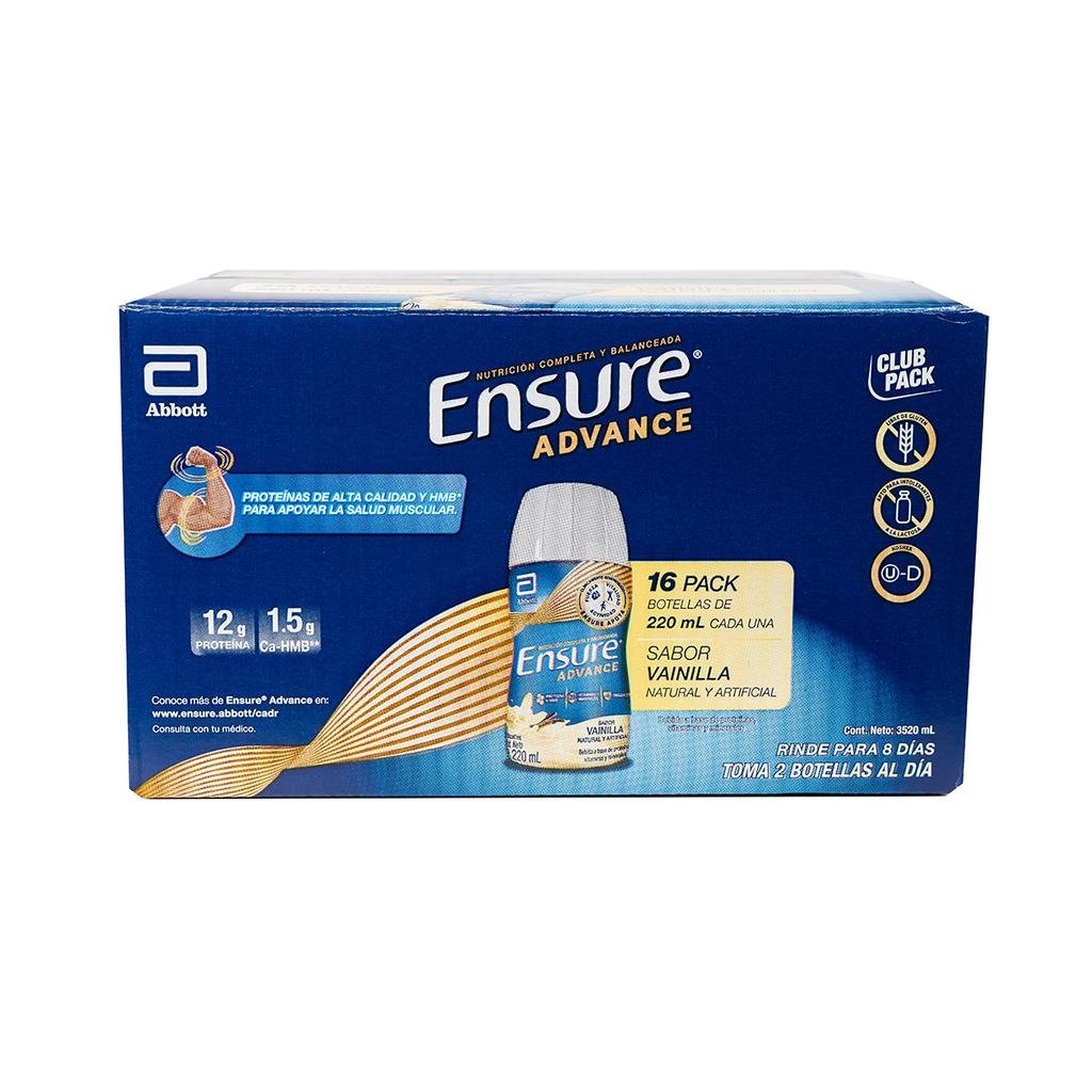 Ensure Advanced Sabor a Vainilla 16 Unidades / 220 mL