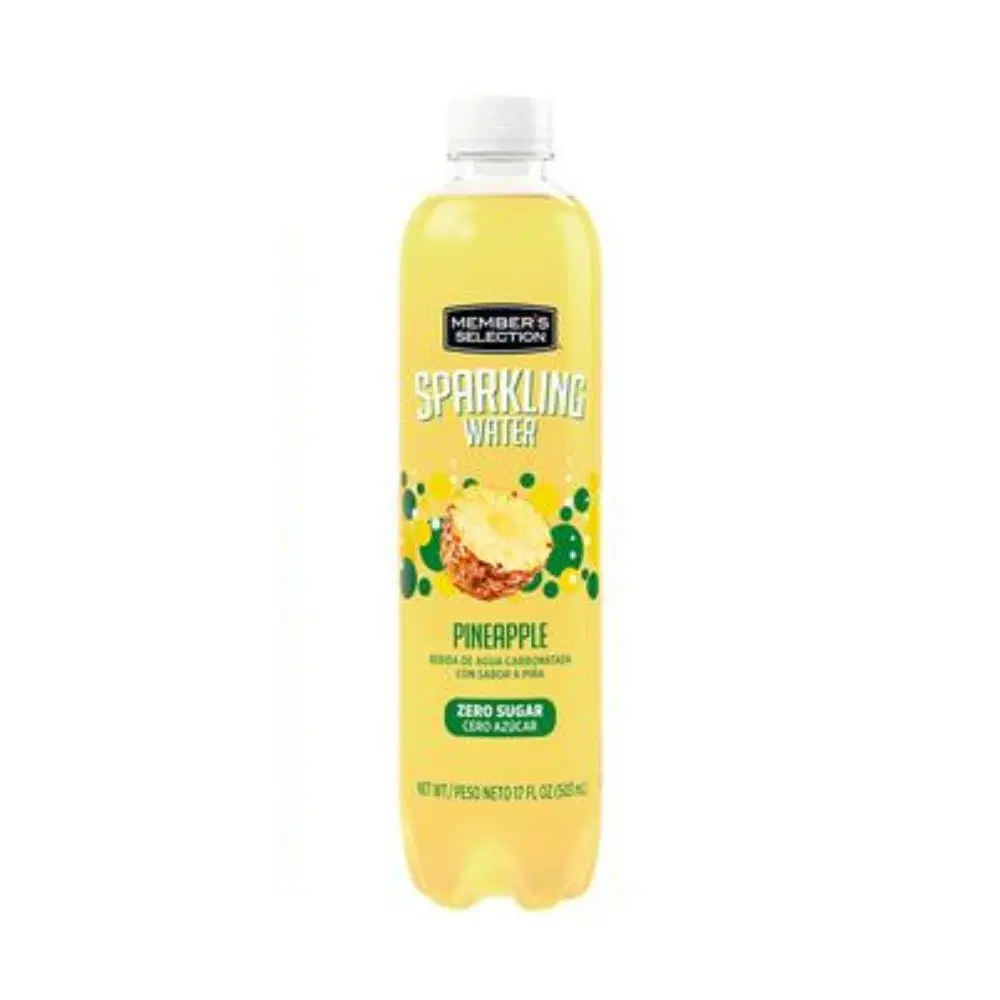 Member's Selection Agua con Gas Pineapple / 503 mL / 17 oz