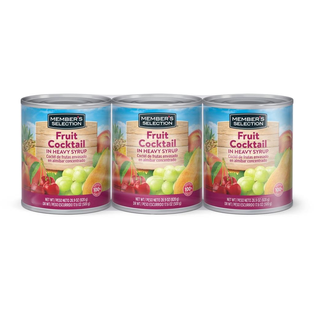 Member's Selection Coctel de Frutas 3 Unidades / 820 g / 28.9 oz