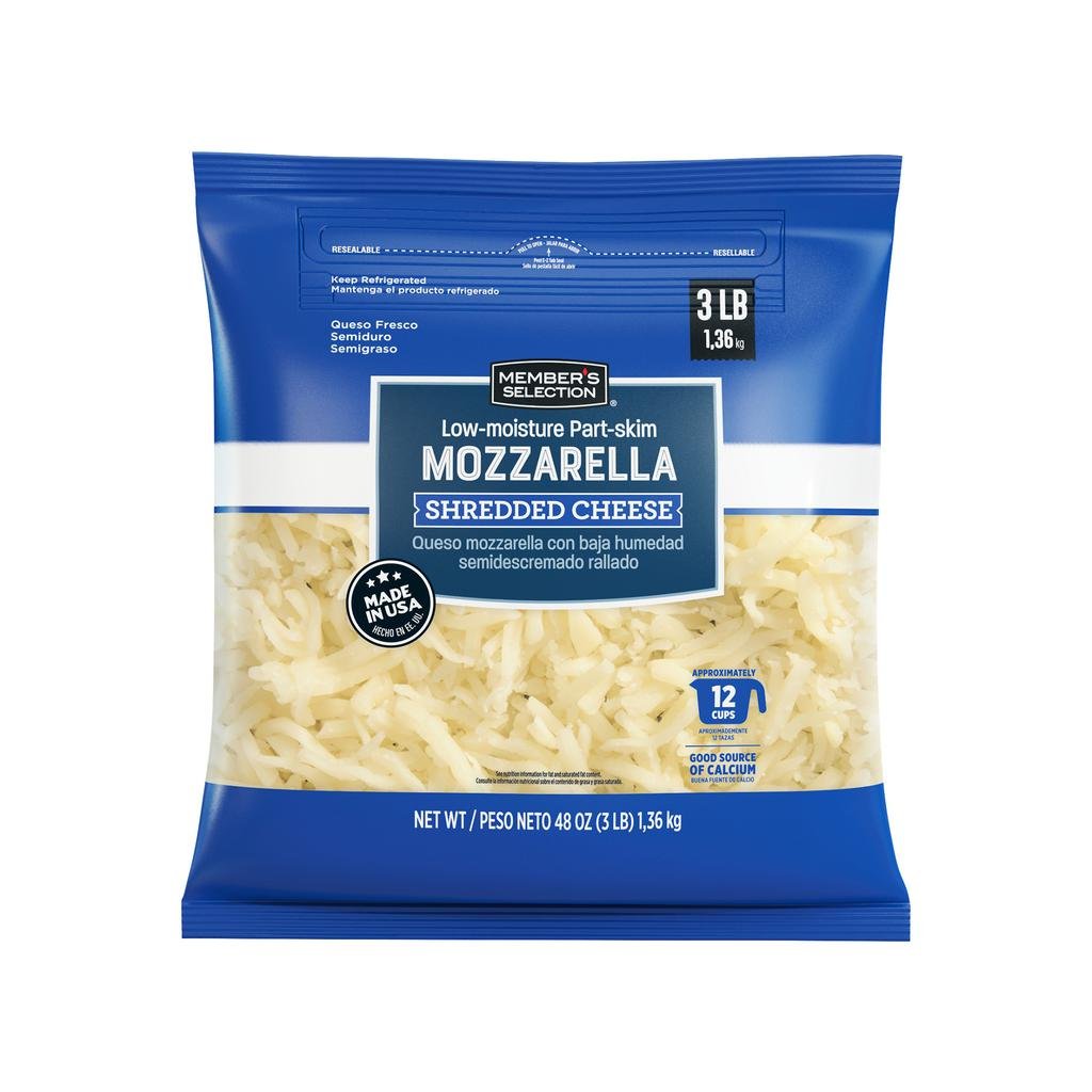 Member's Selection Queso Mozzarella Rallado 1.36 kg / 3 lb