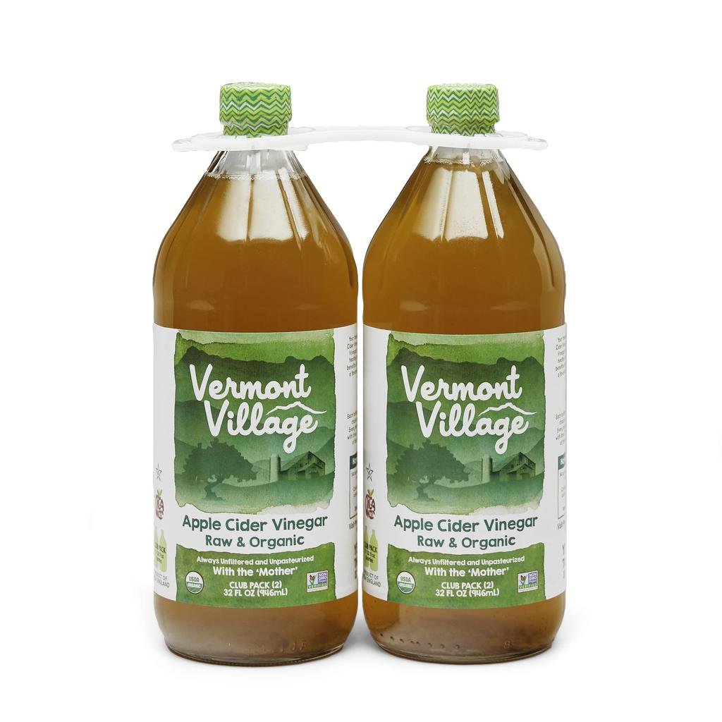 Vermont Village Vinagre de Sidra de Manzana Orgánico 2 Unidades / 907 mL / 32 oz