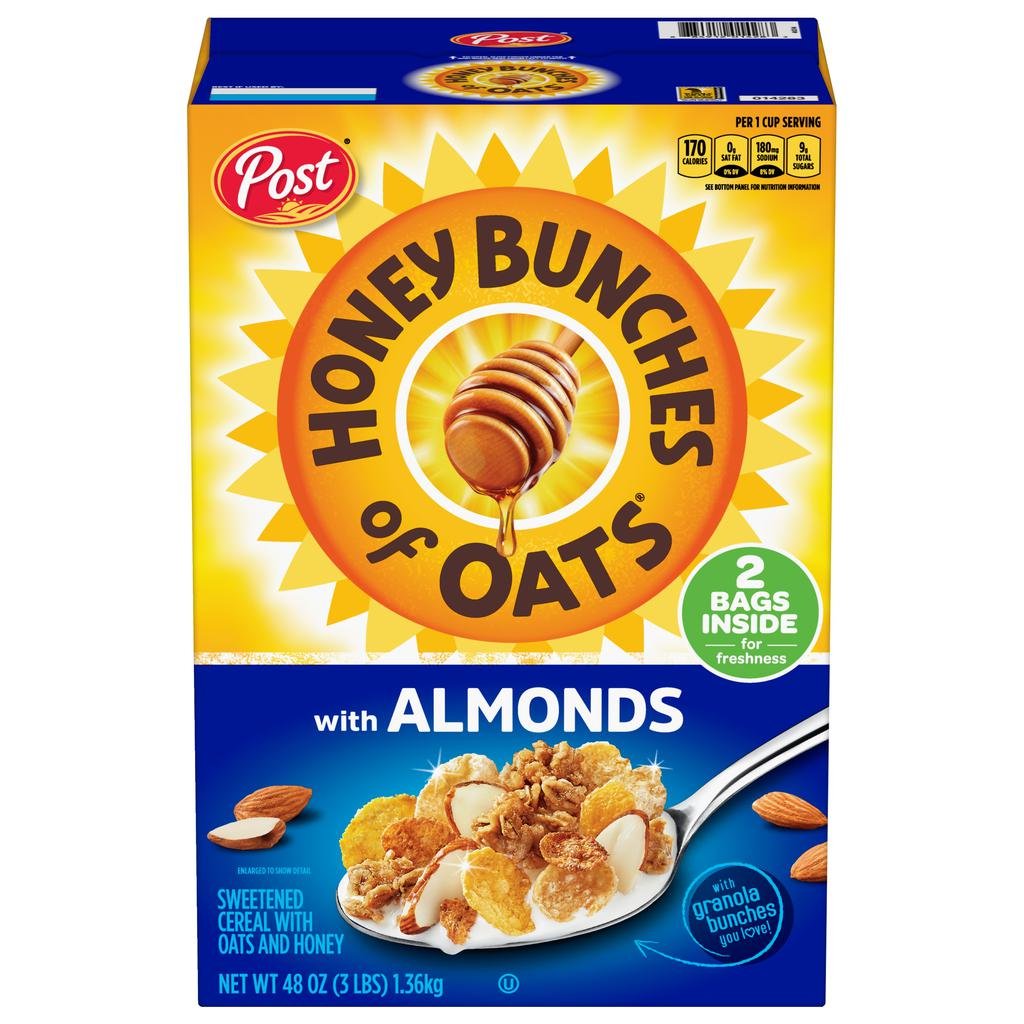 Honey Bunches of Oats Cereal Azucarado con Avena y Miel 1.36 kg / 3 lb