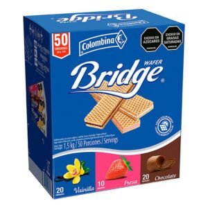 Bridge Galletas Wafer Surtida 50 Unidades / 30 g / 1.06 oz