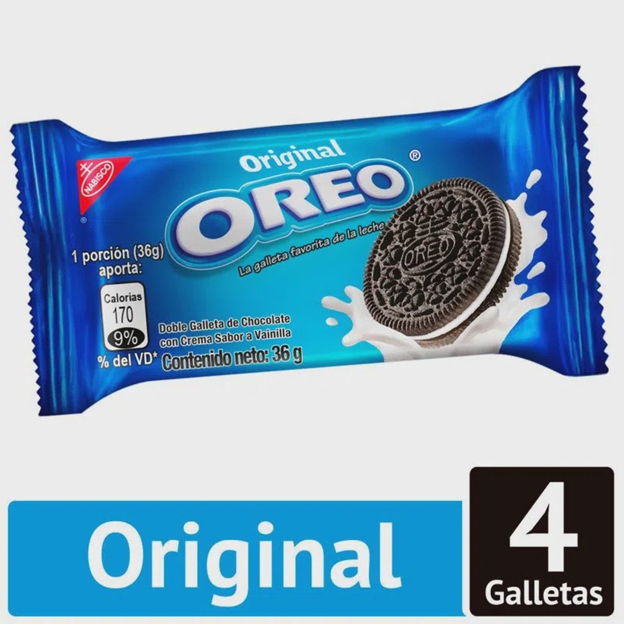 Nabisco Galleta Oreo Original / 36 g / 1.26 oz