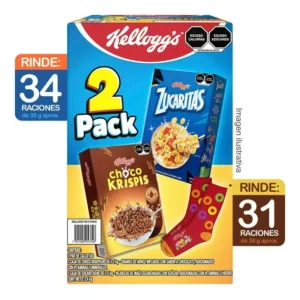 Cereal Kellogg's Zucaritas + Chocokrispis + Calcetas