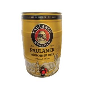 Paulaner Barril de Cerveza Clara Suave Con Notas de Malta 5 L